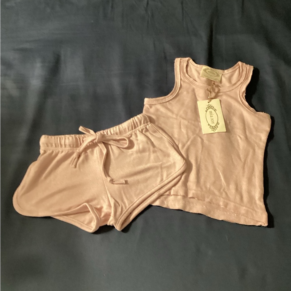 Joyfolie Soft Pink Kids Pajama Set